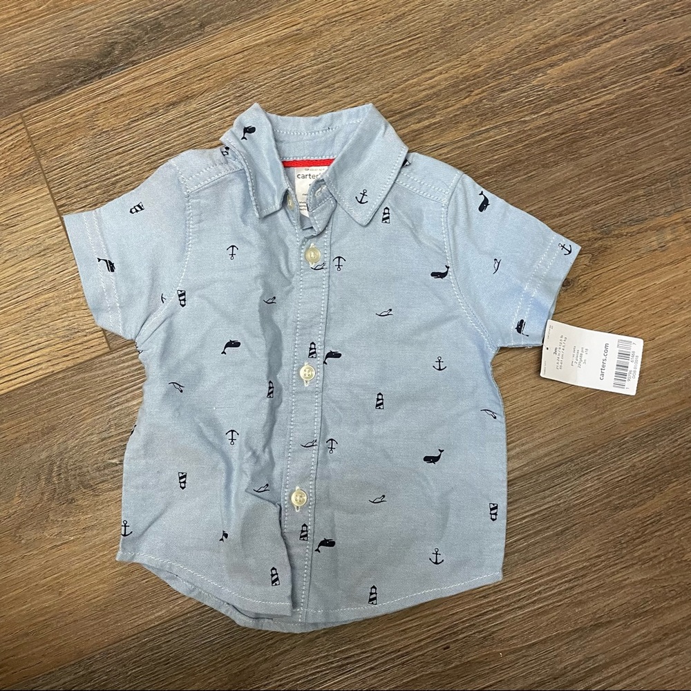3 Months Button Up